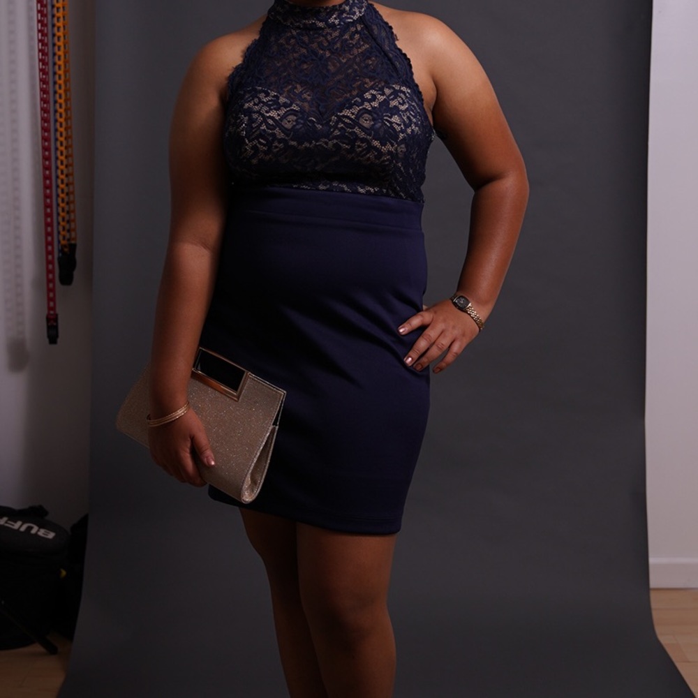 Lace cocktail dress